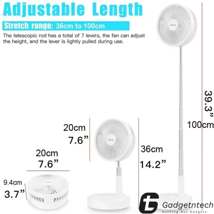 Remax F10 6.6-inch Multi-purpose Portable Fan With Remote